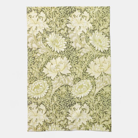 William Morris Chrysanthemum Muster Geschirrtuch (Vertikal)