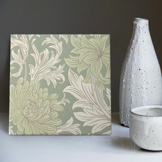 William Morris Chrysanthemum-Muster Keramikfliese