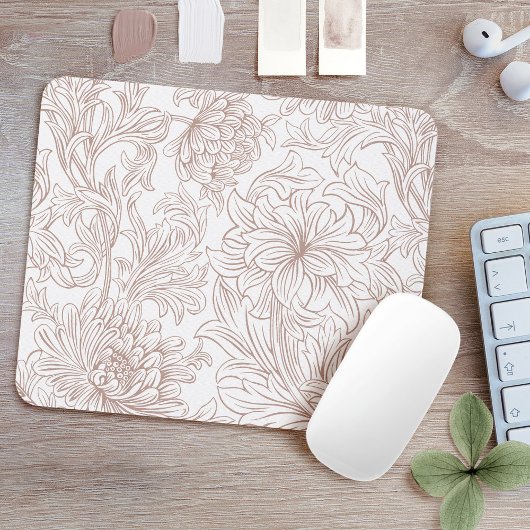 William Morris Chrysanthemum-Muster-Mauspad Mousepad