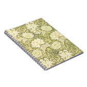 William Morris Chrysanthemum Muster Notizblock (Rechte Seite)