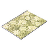 William Morris Chrysanthemum Muster Notizblock (Linke Seite)
