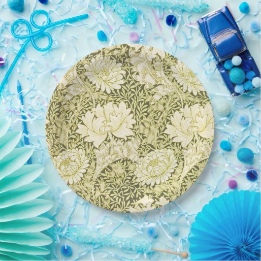 William Morris Chrysanthemum Muster Pappteller (Party)