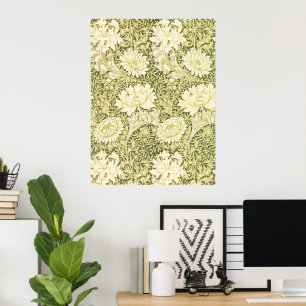 William Morris Chrysanthemum Muster Poster