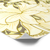 William Morris Chrysanthemum Muster Poster (Ecke)