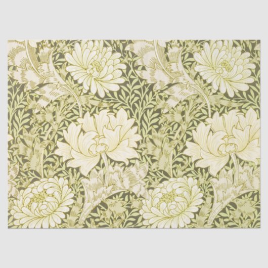 William Morris Chrysanthemum Muster Seidenpapier (Vorderseite)