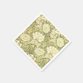 William Morris Chrysanthemum Muster Serviette (Ecke)