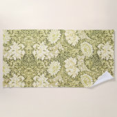 William Morris Chrysanthemum Muster Strandtuch (Vorderseite)