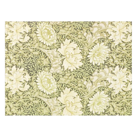 William Morris Chrysanthemum Muster Tischdecke (Vorderseite (Horizontal))