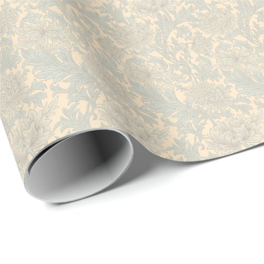 William Morris Chrysanthemum-Muster-Wrap-Papier Geschenkpapier (Rolleneckpunkt)