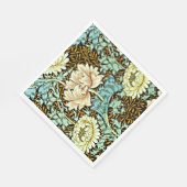 William Morris - Chrysanthemum Pastels Serviette (Ecke)