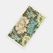 William Morris - Chrysanthemum Pastels Serviette (Ecke)