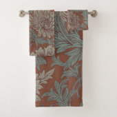 William Morris Chrysanthemum Pattern Bath Towel Se Badhandtuch Set (Insitu)