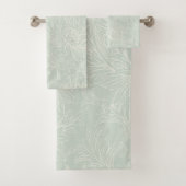 William Morris Chrysanthemum Pattern Bath Towel Se Badhandtuch Set (Insitu)