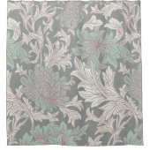 William Morris Chrysanthemum Pattern Dusche Curtai Duschvorhang (Vorderseite)