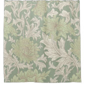 William Morris Chrysanthemum Pattern Dusche Curtai Duschvorhang (Vorderseite)