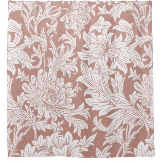 William Morris Chrysanthemum Pattern Dusche Curtai Duschvorhang (Vorderseite)
