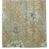 William Morris Chrysanthemum Pattern Dusche Curtai Duschvorhang (Vorderseite)