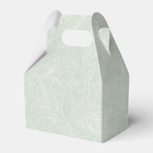 William Morris Chrysanthemum Pattern Favor Box Geschenkschachtel (Vorderseite)