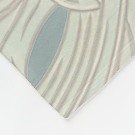 William Morris Chrysanthemum Pattern Fleecedecke (Ecke)