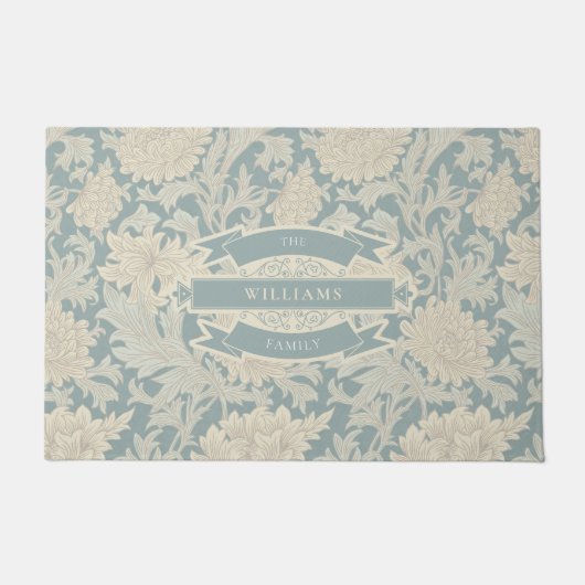 William Morris Chrysanthemum Pattern Fußmatte (Vorderseite)