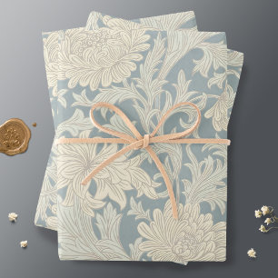 William Morris Chrysanthemum Pattern Geschenkpapier Set