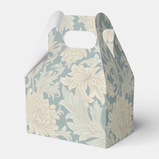 William Morris Chrysanthemum Pattern Geschenkschachtel (Rückseite)