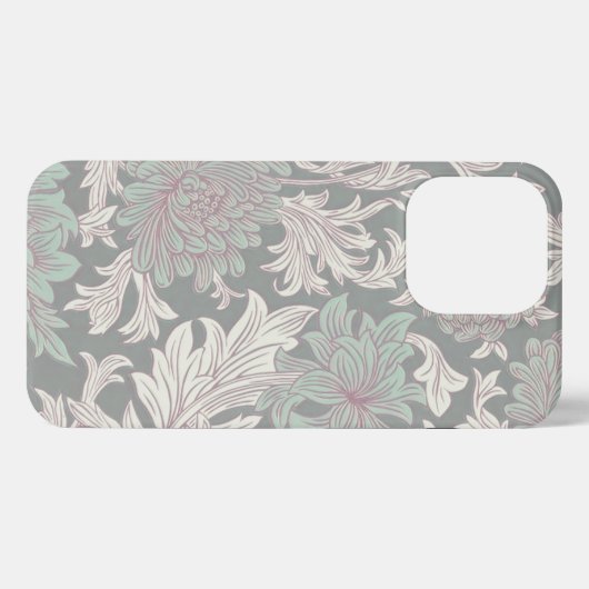 William Morris Chrysanthemum Pattern iPhone Case iPhone Hülle (Rückseite (Horizontal))