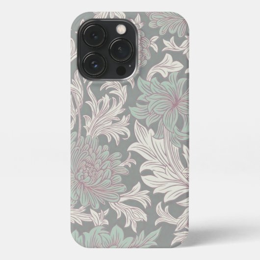 William Morris Chrysanthemum Pattern iPhone Case iPhone Hülle (Rückseite)