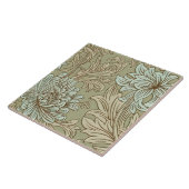 William Morris Chrysanthemum Pattern Keramik Tile Fliese (Seite)