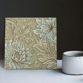 William Morris Chrysanthemum Pattern Keramik Tile Fliese
