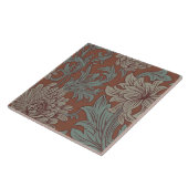 William Morris Chrysanthemum Pattern Keramik Tile Fliese (Seite)