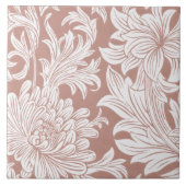 William Morris Chrysanthemum Pattern Keramik Tile Fliese (Vorderseite)