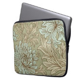 William Morris Chrysanthemum Pattern Laptop Sleeve (Vorderseite Links)