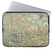 William Morris Chrysanthemum Pattern Laptop Sleeve (Vorderseite)