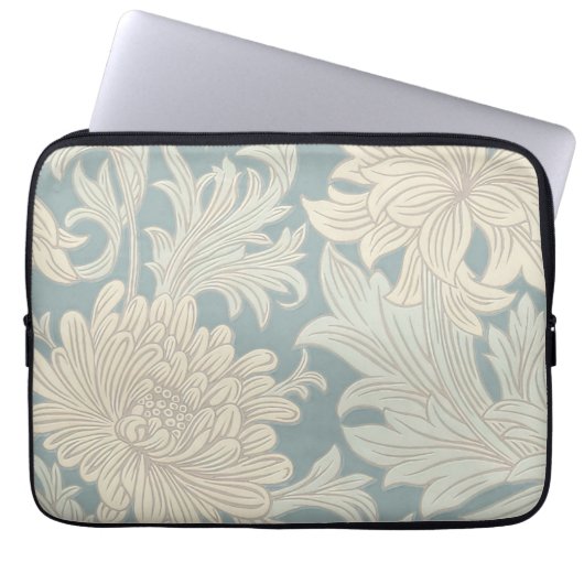 William Morris Chrysanthemum Pattern Laptopschutzhülle (Vorderseite)