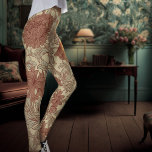 William Morris Chrysanthemum Pattern Leggings<br><div class="desc">William Morris Chrysanthemum, Vintages Design. William Morris war ein englischer Textil-Designer, Künstler, Schriftsteller und Sozialist, der mit der Pre-Raphaelite Brotherhood und British Arts and Crafts Movement assoziiert war. Er gründete eine Designfirma in Partnerschaft mit dem Künstler Edward Burne-Jones und dem Dichter und Künstler Dante Gabriel Rossetti. Dieses wunderschöne Jugendstil-Kunstmuster besticht...</div>