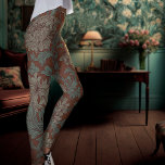 William Morris Chrysanthemum Pattern Leggings<br><div class="desc">William Morris Chrysanthemum, Vintages Design. William Morris war ein englischer Textil-Designer, Künstler, Schriftsteller und Sozialist, der mit der Pre-Raphaelite Brotherhood und British Arts and Crafts Movement assoziiert war. Er gründete eine Designfirma in Partnerschaft mit dem Künstler Edward Burne-Jones und dem Dichter und Künstler Dante Gabriel Rossetti. Dieses wunderschöne Jugendstil-Kunstmuster besticht...</div>