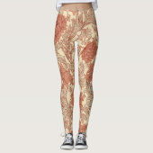 William Morris Chrysanthemum Pattern Leggings (Vorderseite)