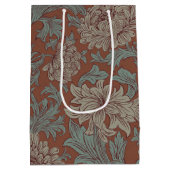 William Morris Chrysanthemum Pattern Medium Gift B Mittlere Geschenktüte (Rückseite)