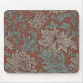 William Morris Chrysanthemum Pattern Mouse Pad Mousepad (Vorne)