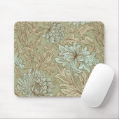 William Morris Chrysanthemum Pattern Mouse Pad Mousepad (Mit Mouse)