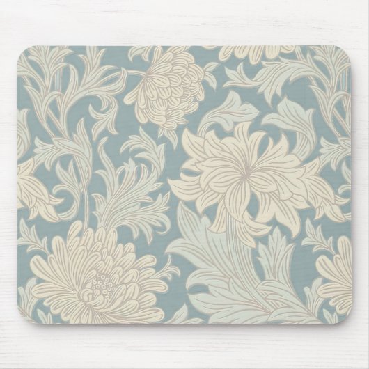 William Morris Chrysanthemum Pattern Mousepad (Vorne)