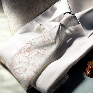 William Morris Chrysanthemum Pattern Neck Tie Krawatte