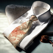 William Morris Chrysanthemum Pattern Neck Tie Krawatte