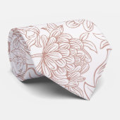 William Morris Chrysanthemum Pattern Neck Tie Krawatte (Gerollt)