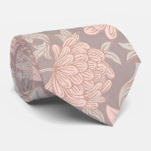William Morris Chrysanthemum Pattern Neck Tie Krawatte (Gerollt)