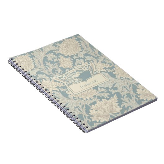 William Morris Chrysanthemum Pattern Notizblock (Rechte Seite)