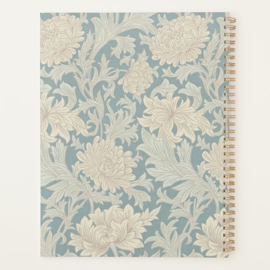 William Morris Chrysanthemum Pattern Planer (Rückseite)