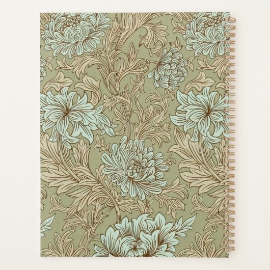William Morris Chrysanthemum Pattern Planer (Rückseite)