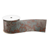 William Morris Chrysanthemum Pattern Satin Ribbon Satinband (Spule)